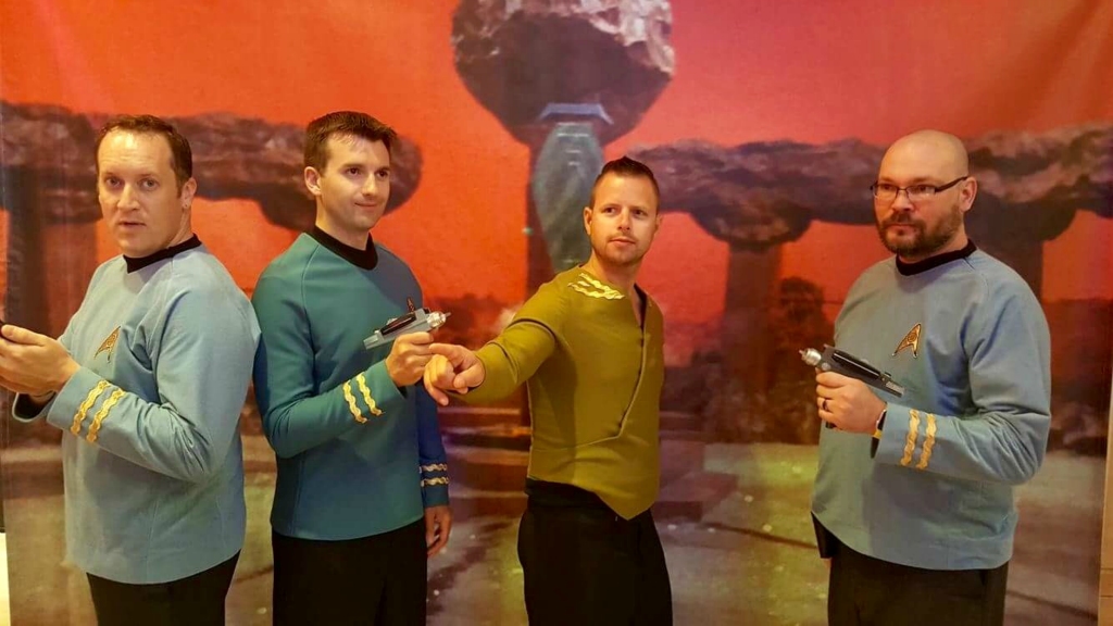 Commander Adam, Commander Voleron, Captain Traull, Commander Dave